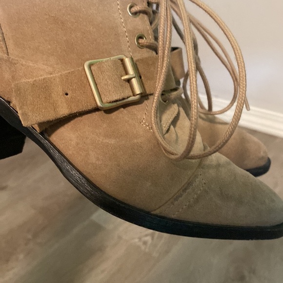 All Saints Katy Suede lace up Booties - Picture 4 of 13